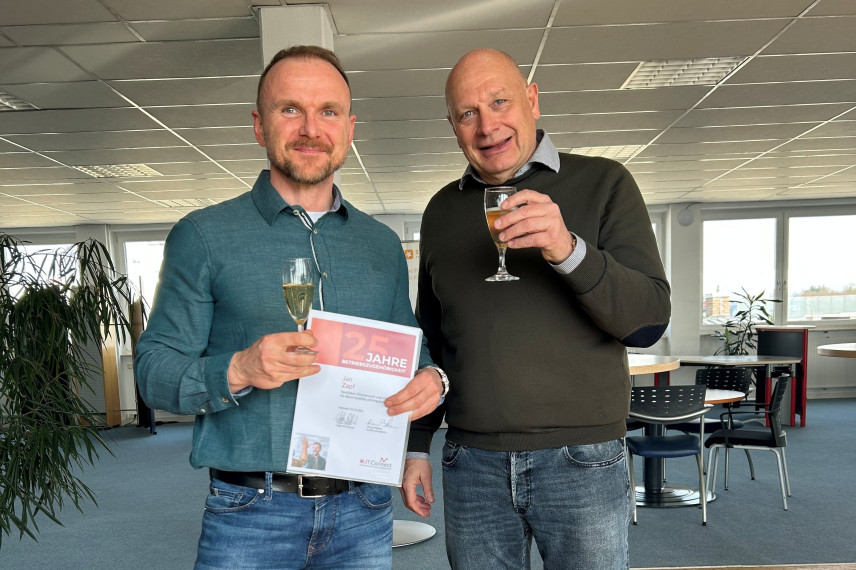 25 Jahr bei M.IT Connect: Jan Zapf feiert Jubiläum